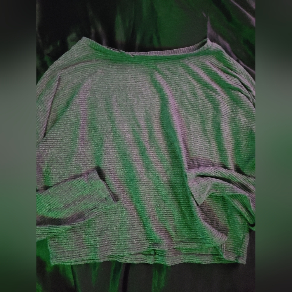 Plain gray long sleeve